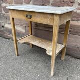 small rustic workshop fir console table