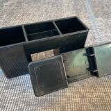 Ensemble de bureau cendrier sistema 45 et pots à crayons, Ettore Sottsass