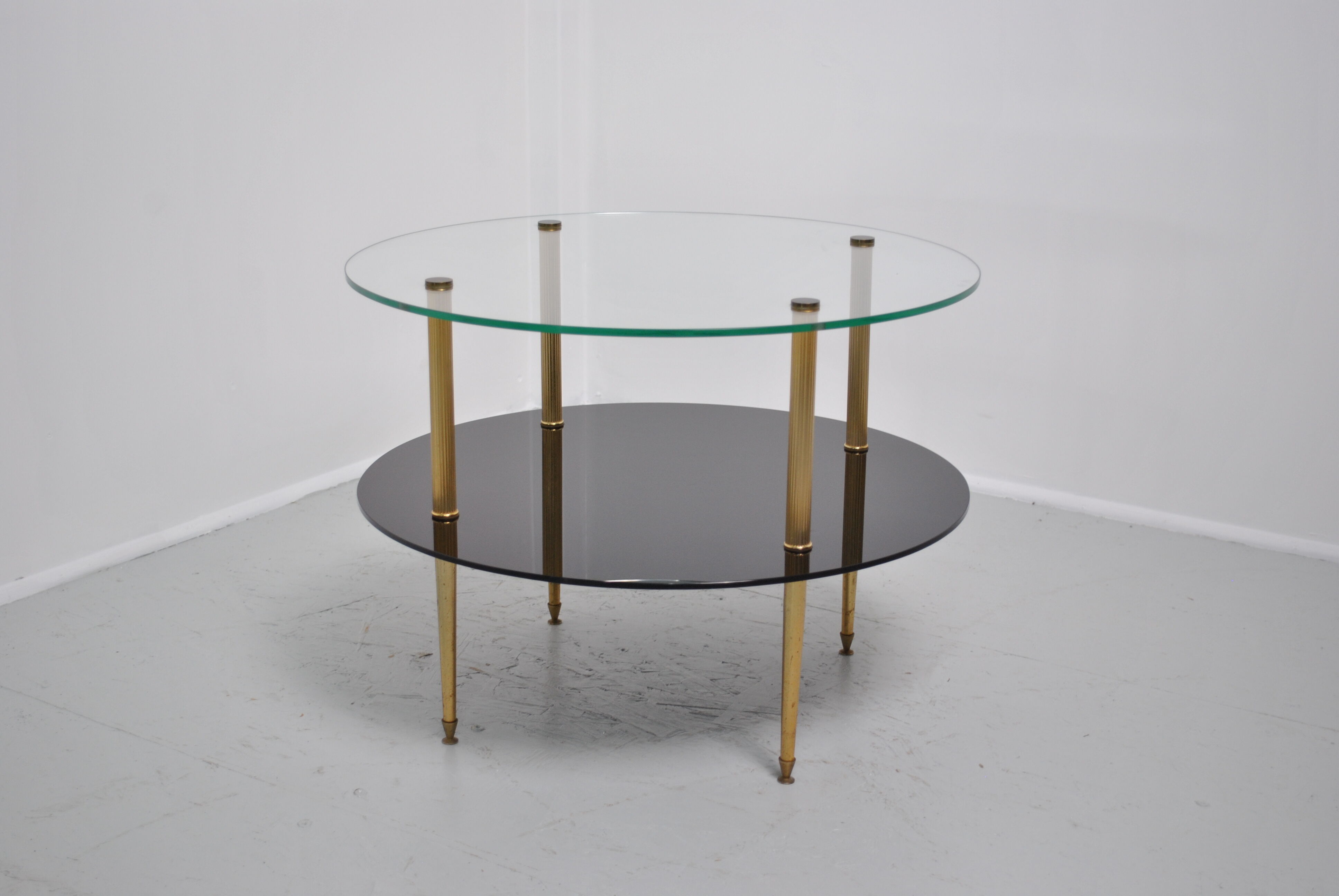 Table basse ronde 1970