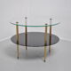 Table basse ronde 1970