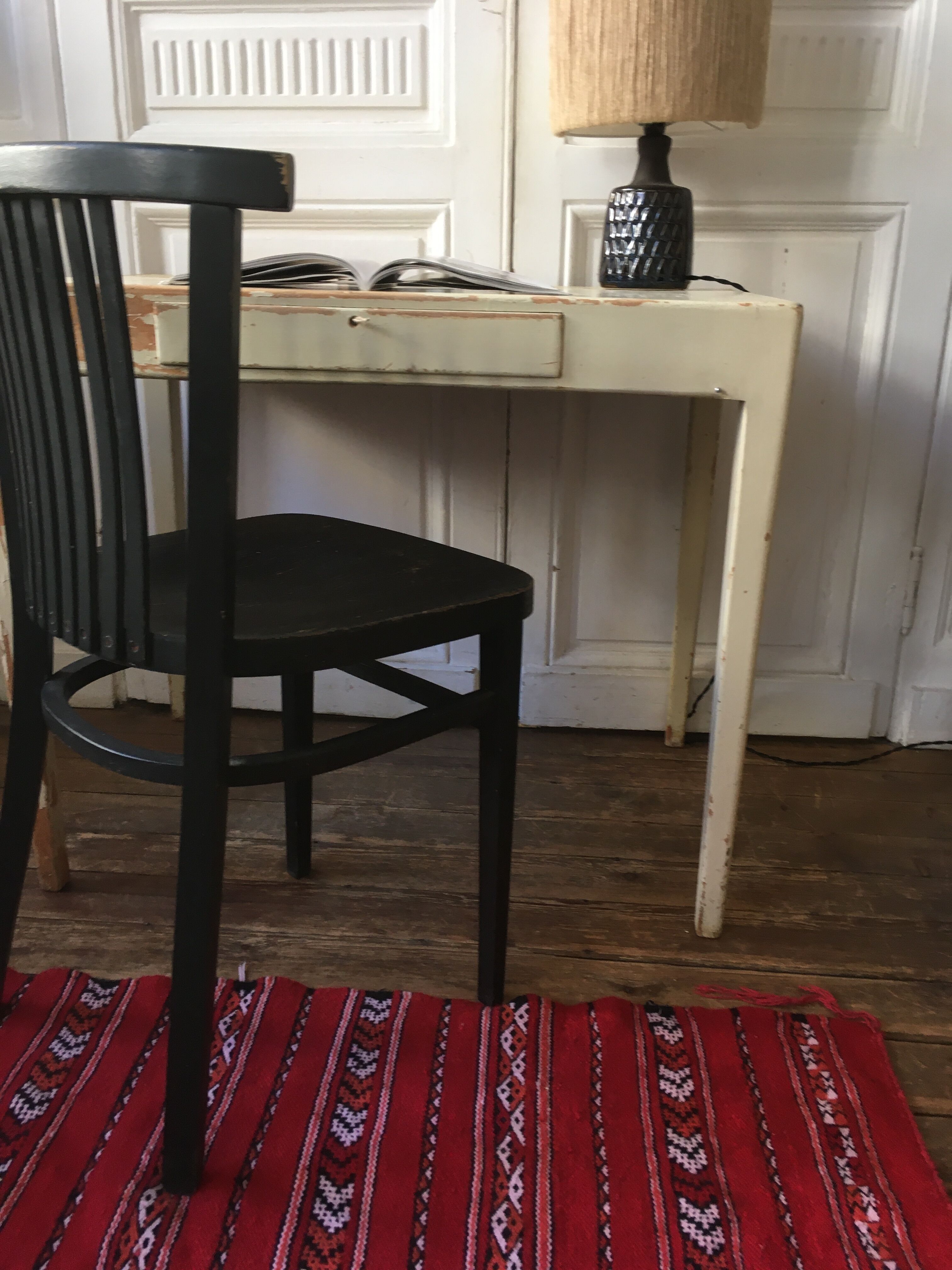 Vintage Berber carpet  120x50cm