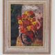 Huile sur toile suédoise – « Fleurs » par Karl Ragnar Johannesson
