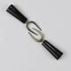 Carl Aubock Pair Forks, Horn, Brass, Leather Holder, Corn Cob Skewers 1930s
