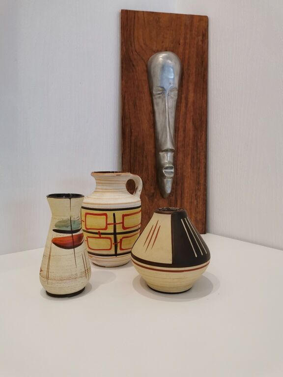 Set of 3 vintage vases West Germany
