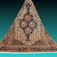 Ancient Oriental Carpet Senneh Iran: 190x290 cm Persian Kurdistan