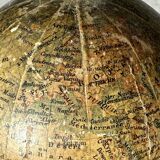 Antique JL & Cie terrestrial globe | Gilded metal base | 19th century | 20.5 cm