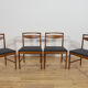 Mid-Century Model 9513 Dining Chairs by Tom Robertson for A.H. McIntosh & Co., United Kingdom, 1970s, Set of 4