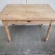 wooden dining table, vintage, turned legs, firm table style