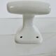 Art Deco white porcelain coat rack