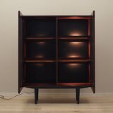 Mahogany showcase, Danish design, 1970s, production: Denmark