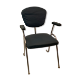 Chaise art déco tubulaire industrielle