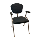 Industrial tubular art deco chair