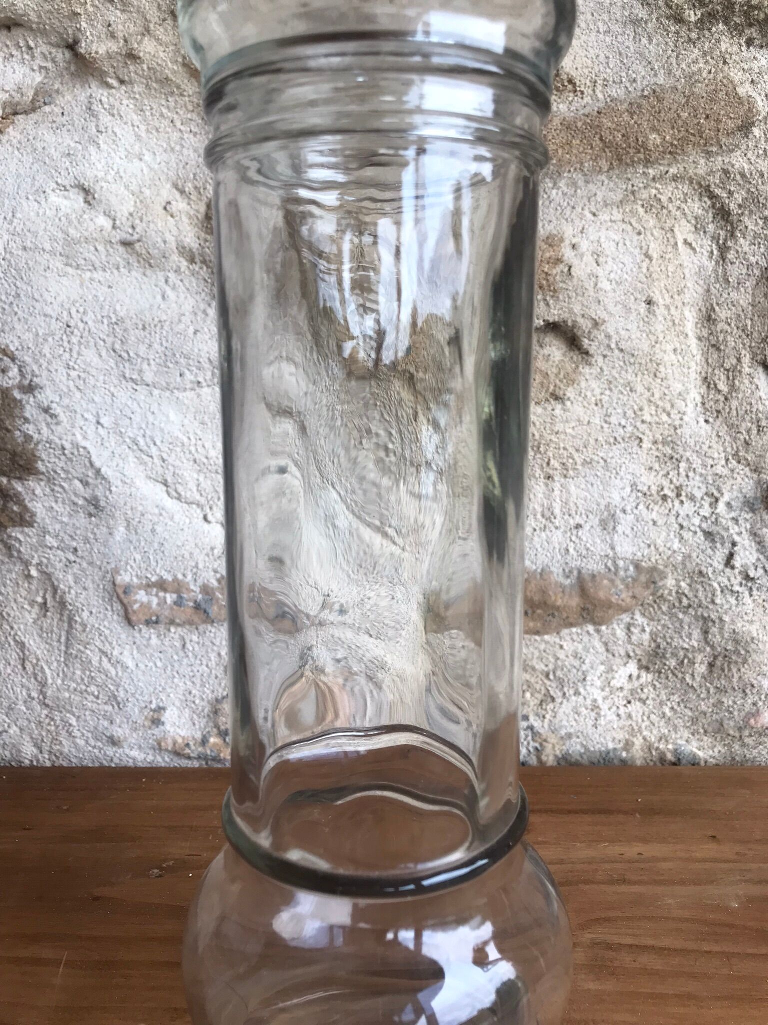 Glass apothecary jar