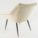 Ivory square shell chair