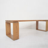 Ate van Apeldoon Pinewood bench, The Netherlands 1970's