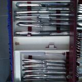 Silver metal housewife