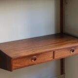Modular rosewood wall bookcase by Thygesen and Sorensen for Hg Furniture, 1960