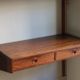 Modular rosewood wall bookcase by Thygesen and Sorensen for Hg Furniture, 1960