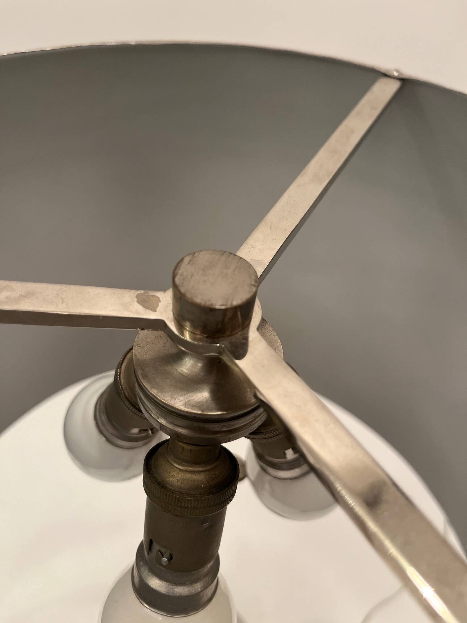 Pair of Ogive lamps in stainless steel by Maison Charles Paris 1970