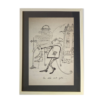 Illustration DANINOS de 1962 " Dès "