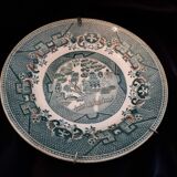 Plate Faïence sarreguemines "Willow"