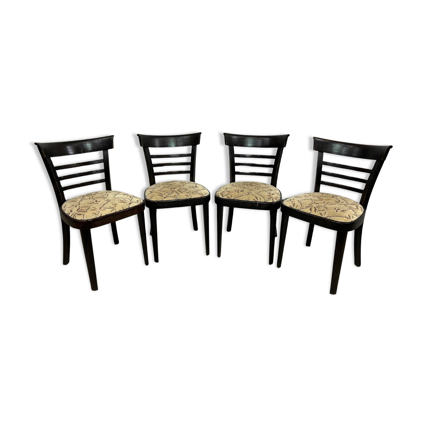 Art Deco dining chair by J. Halabala for Ton Bystřice pod Hostýnem