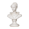 Large bust sculpture woman plaster