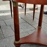 Ancient Gueridon with marble top side table empire style