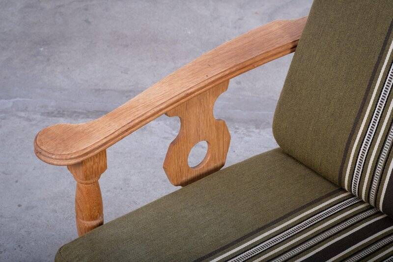 Vintage Oak Chair by Henning Kjærnulf, Denmark, 1960s