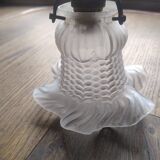 Antique gilded bronze wall lamp art deco