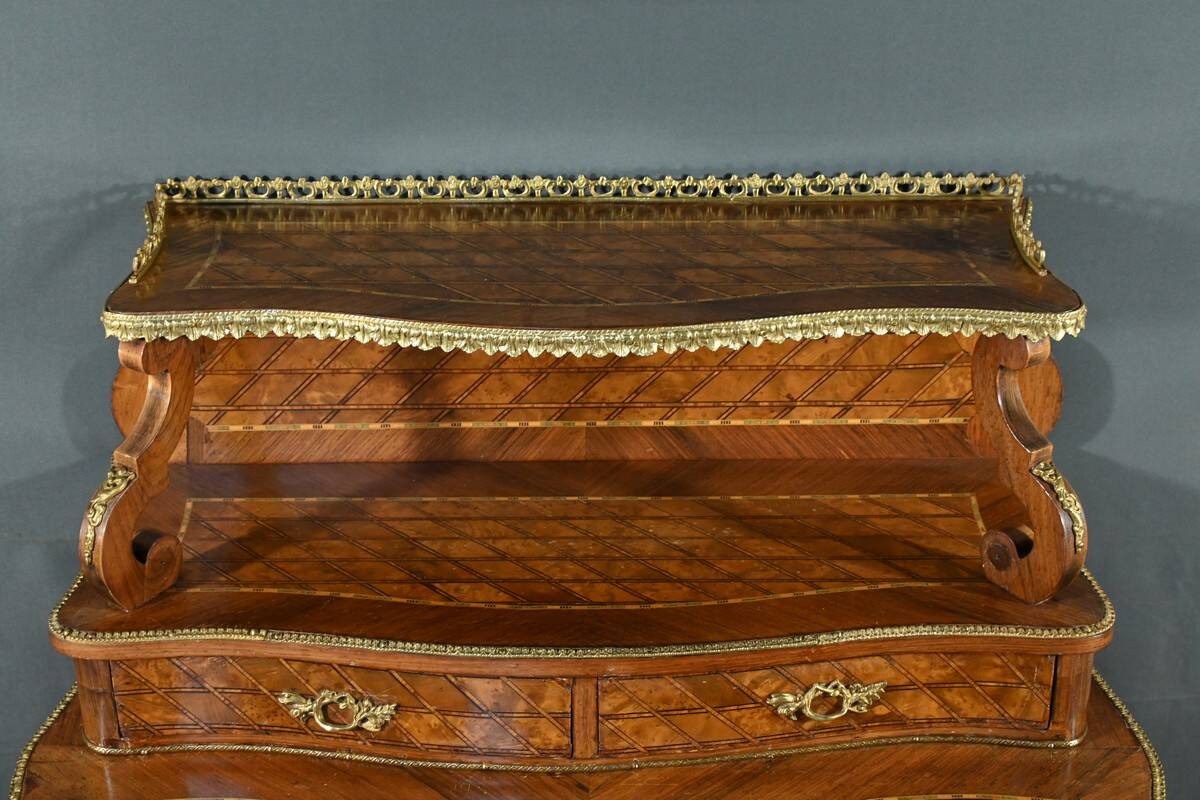 Rosewood Stepped Desk – Part 2, 19th Century