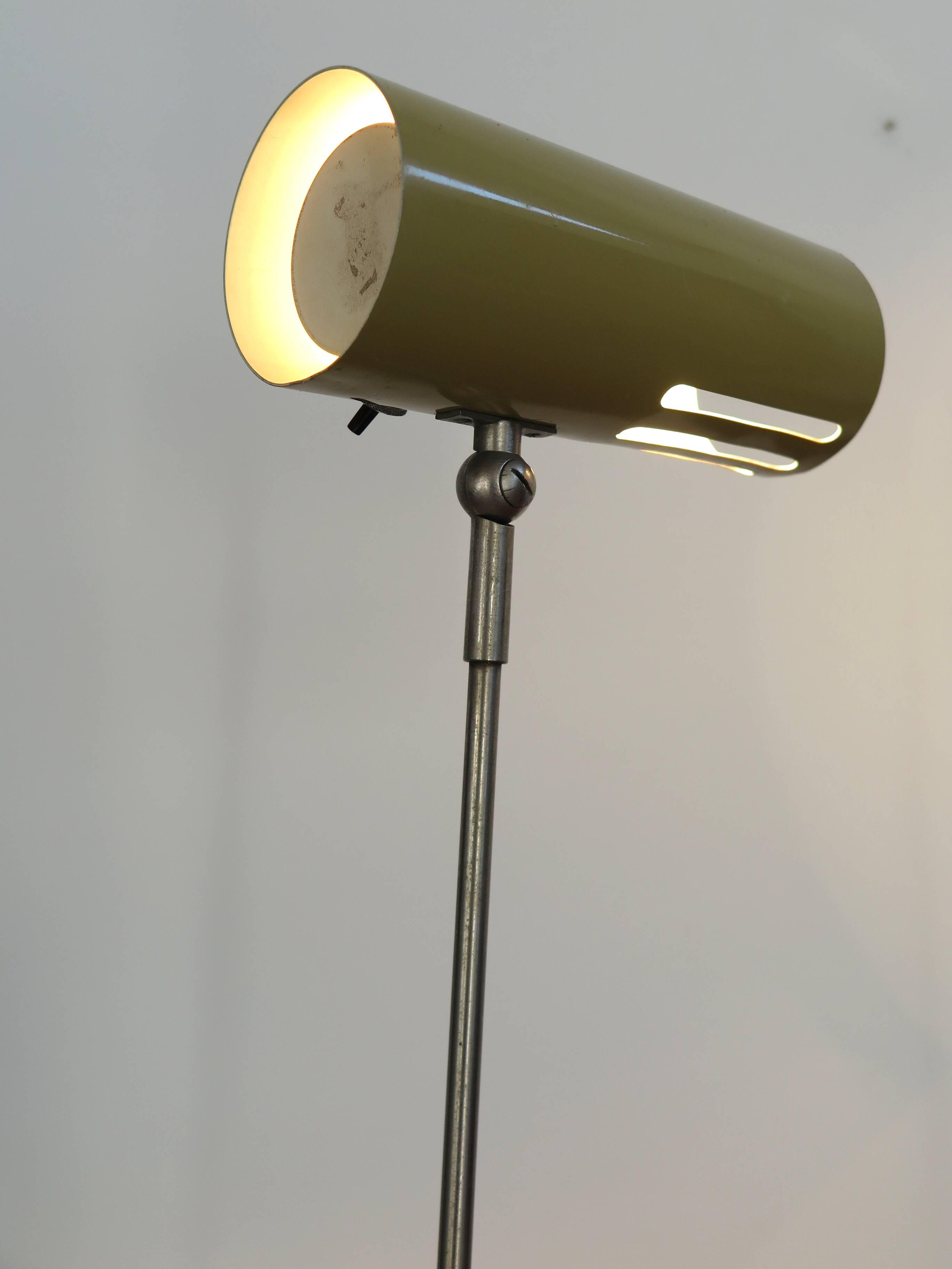 Stilnovo Italian metal clamp lamp 1950s