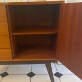 Vintage sideboard with compass feet