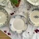 6 assiettes plates terre de fer faïence Sarreguemines Choisy le Roy