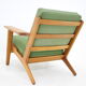 GE290 oak chair by Hans J Wegner for Getama Denmark