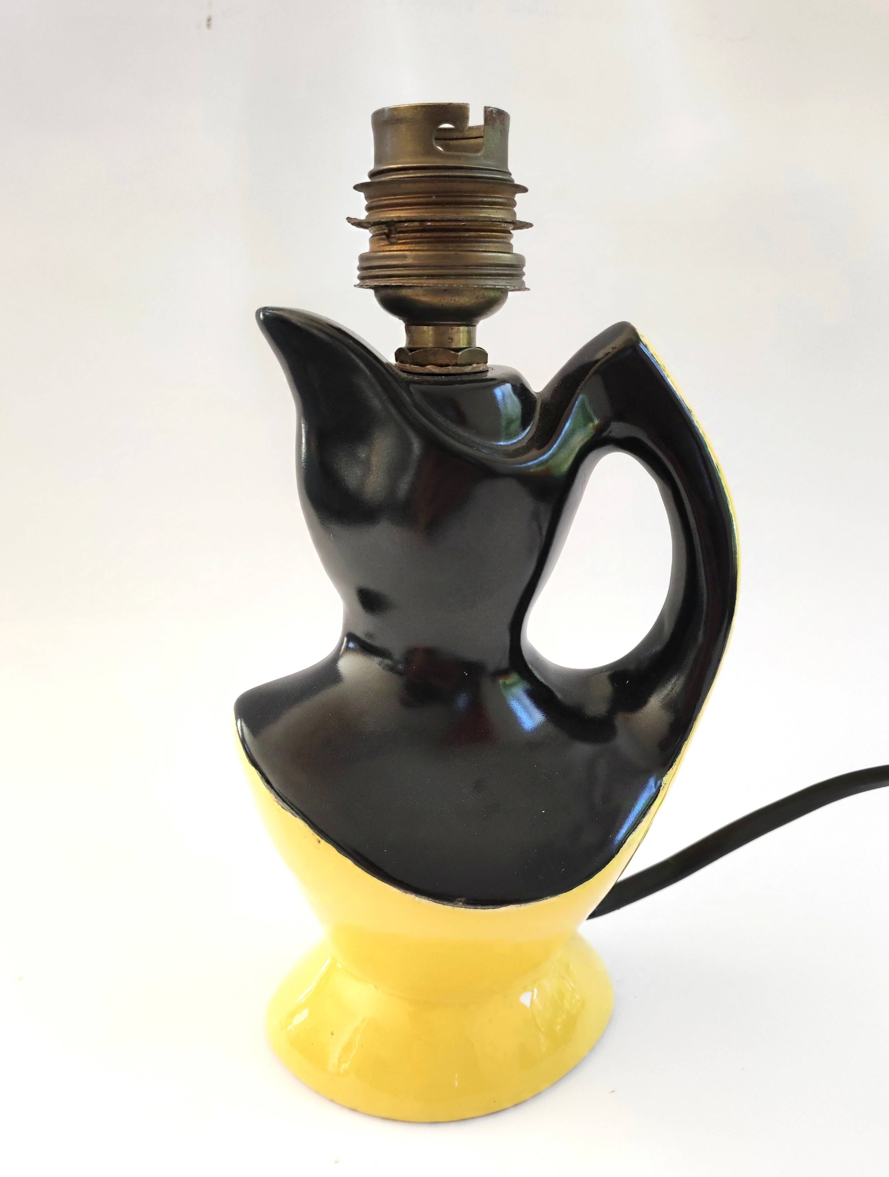 Ceramic lamp circa 1960 Vallauris