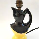 Ceramic lamp circa 1960 Vallauris