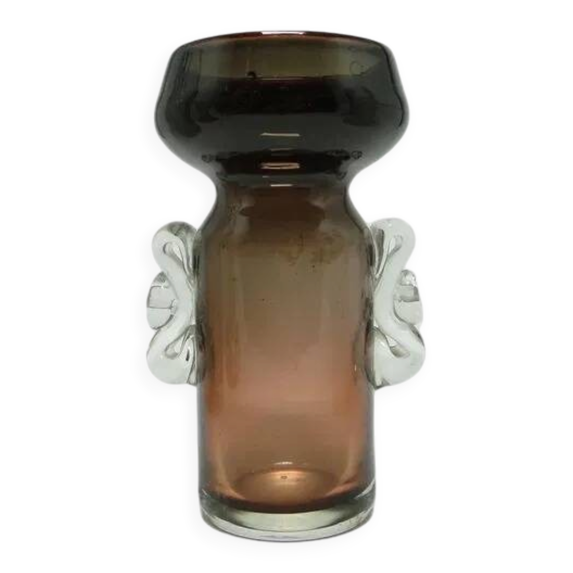 ACC Mid-Century Modern Vase, Glass, Poland, 1970s