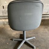 Fauteuil de bureau Strafor pivotant en simili cuir - 1992
