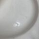 Set of 5 Digoin Sarreguemines plain ivory plates with gadroons
