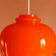Pair of orange pendant lights by Hans-Agne Jakobsson, 1960