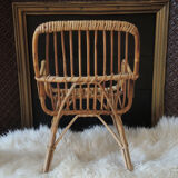 Fauteuil en rotin enfant