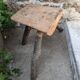 Handmade tripod stool wabi-sabi country decoration slow wood log