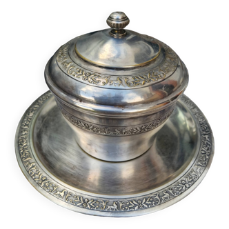Silver sugar bowl