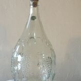 Glass bottle molded vintage 1.75 cl
