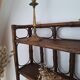 Vintage rattan shelf