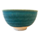 Blue ceramic tea cup