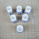 6 antique egg cups in Quimper ceramic