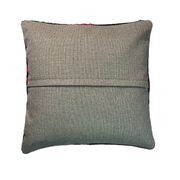 Housse de coussin en kilim turc vintage 40x40cm