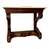 Mahogany console from the restoration period circa 1830